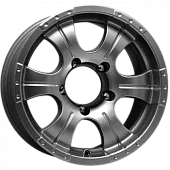 Байконур Джип-рейд 8х16 5х139,7 ET -15 DIA 110,1 дарк платинум