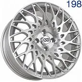 Диск литой Sakura Wheels 9511 7х16  4х100  ЕТ38  D73,1 Темное серебро с полировкой(198)