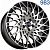 Диск литой Sakura Wheels 983 7х16 5х100 ЕТ38 DIA73.1 (983) Черный глянец с полировкой